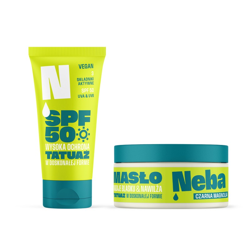 Zestaw: Krem ochronny z filtrami SPF50 + Masło Neba®