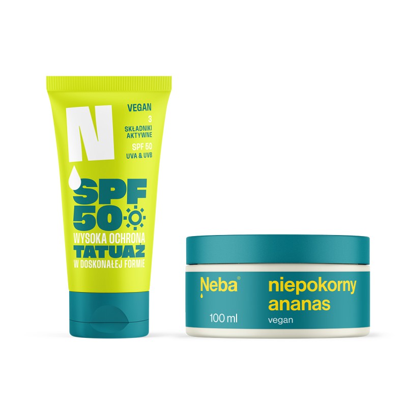 Zestaw: Krem ochronny z filtrami SPF50 + Masło Neba®