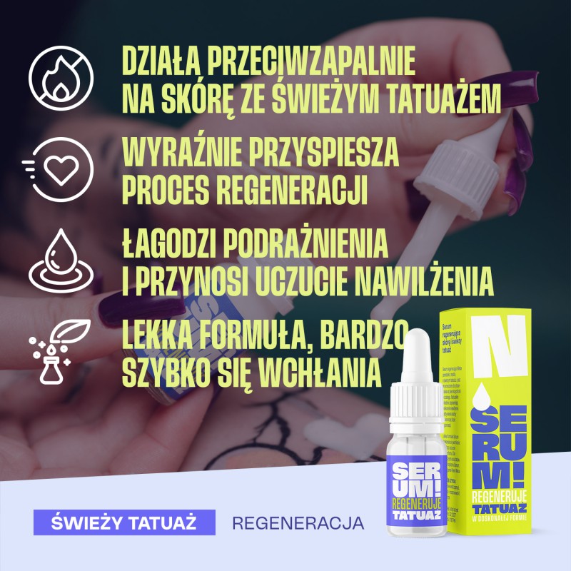 Serum regenerujące do świeżego tatuażu Neba®