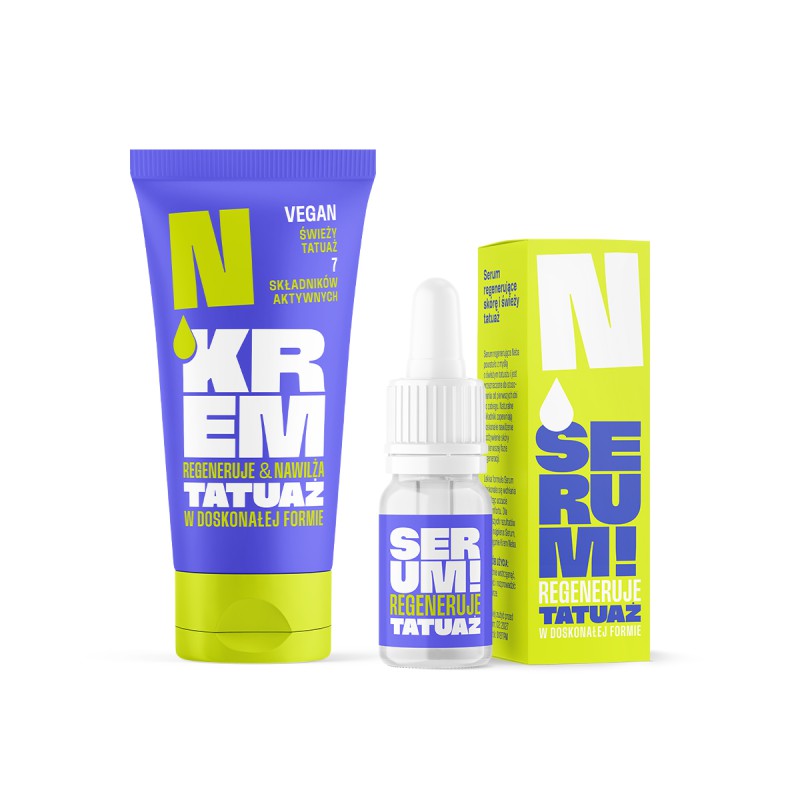 Zestaw - serum + krem - na świeży tatuaż  Neba®