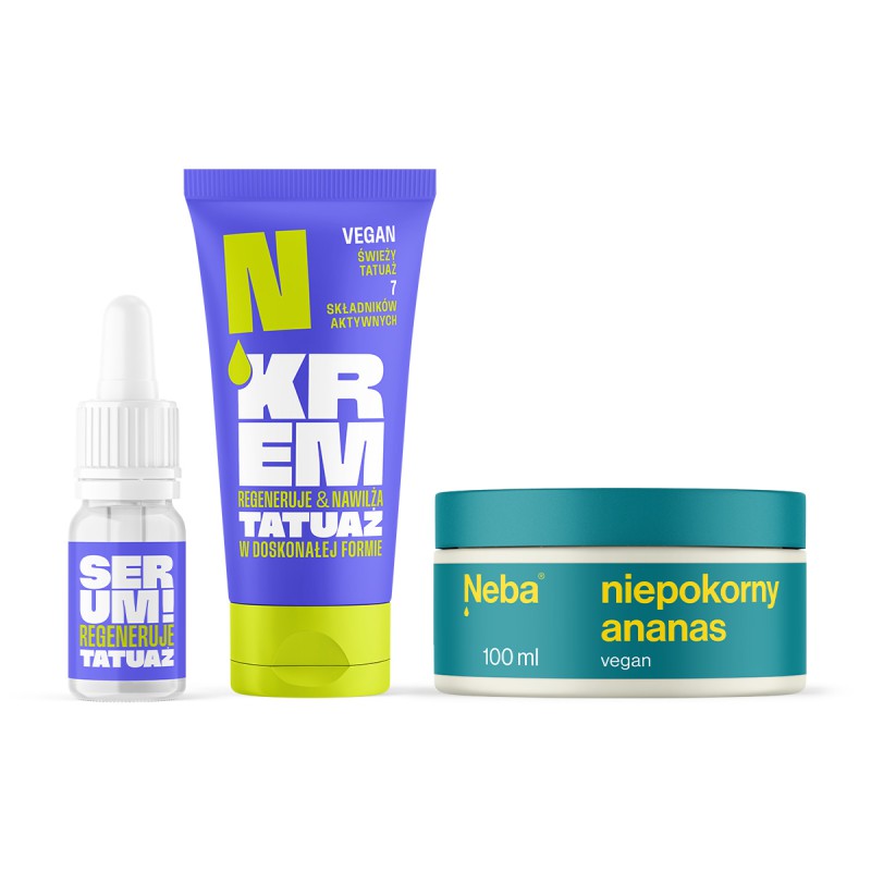 Zestaw - Serum + Krem + Masło do tatuażu Neba®