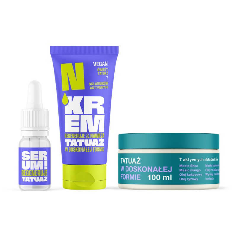 Zestaw - Serum + Krem + Masło do tatuażu Neba®