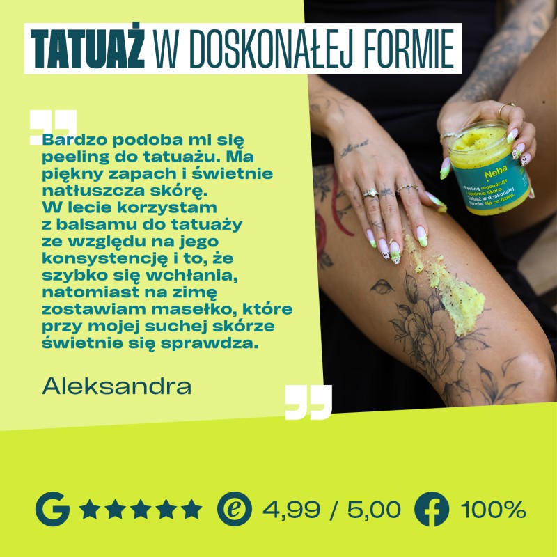 Peeling do tatuażu i codziennej pielęgnacji skóry Neba®