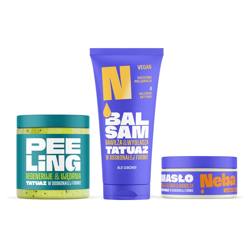 Zestaw Neba: Peeling + Balsam + Masło