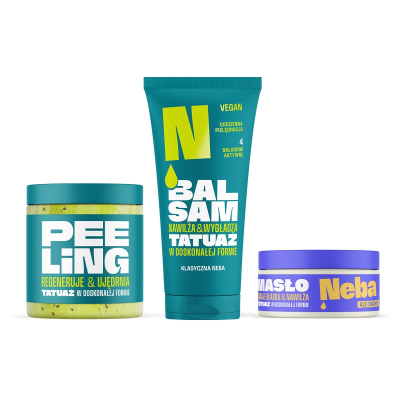 Zestaw Neba: Peeling + Balsam + Masło