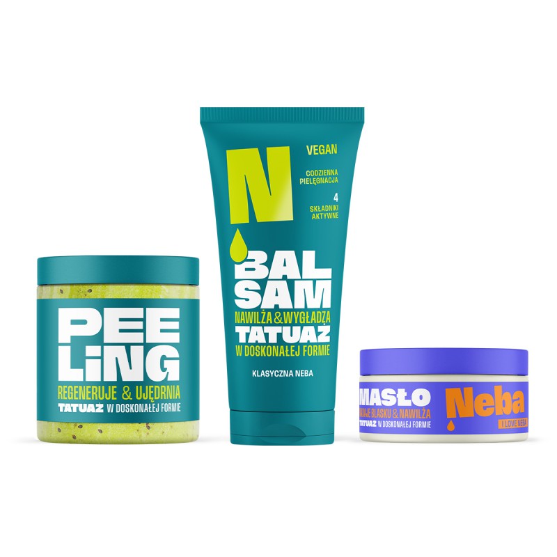 Zestaw Neba: Peeling + Balsam + Masło