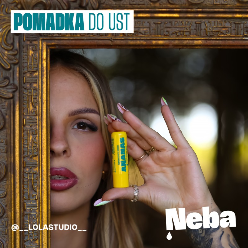 Pomadka ochronna do ust SPF30 o zapachu ananasa