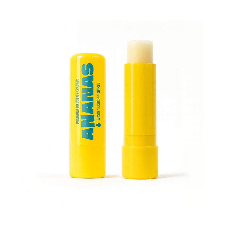 Pomadka ochronna do ust SPF30 o zapachu ananasa