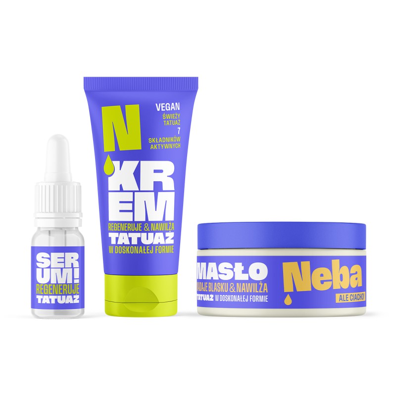 Zestaw - Serum + Krem + Masło do tatuażu Neba®