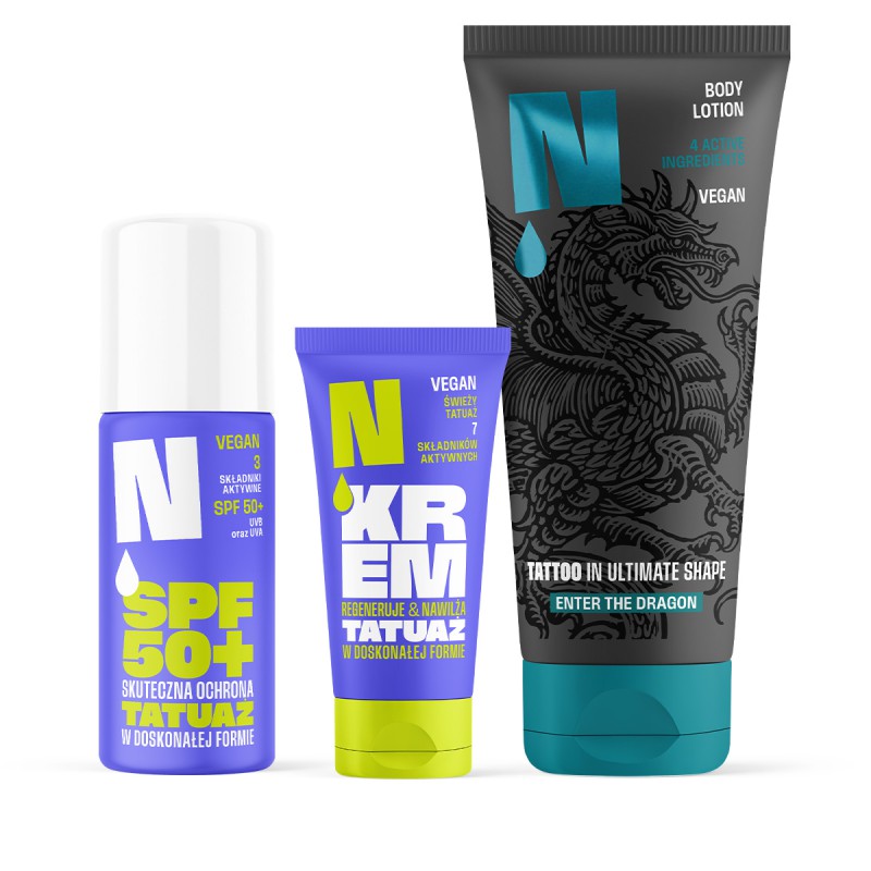 Zestaw: Krem + Balsam + Spray ochronny z filtrami SPF50+ Neba®
