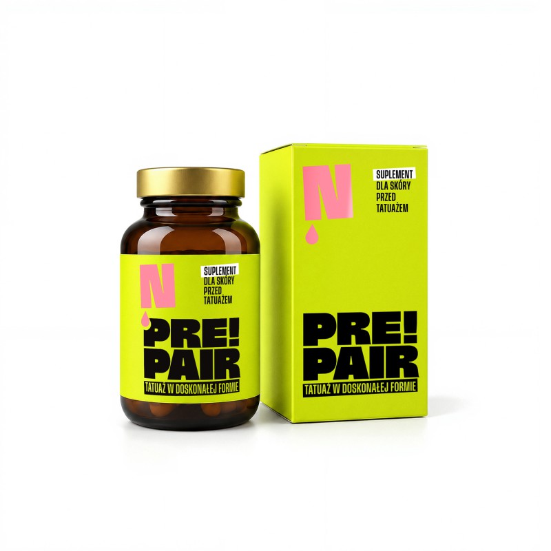 PRE!PAIR Suplement diety - dla skóry przed tatuażem